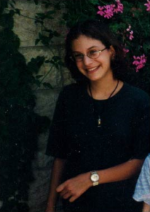 2000, in the family garden