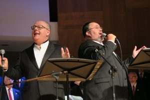 Singers at the concert