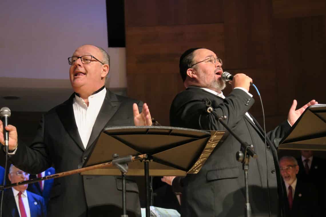 Singers at the concert